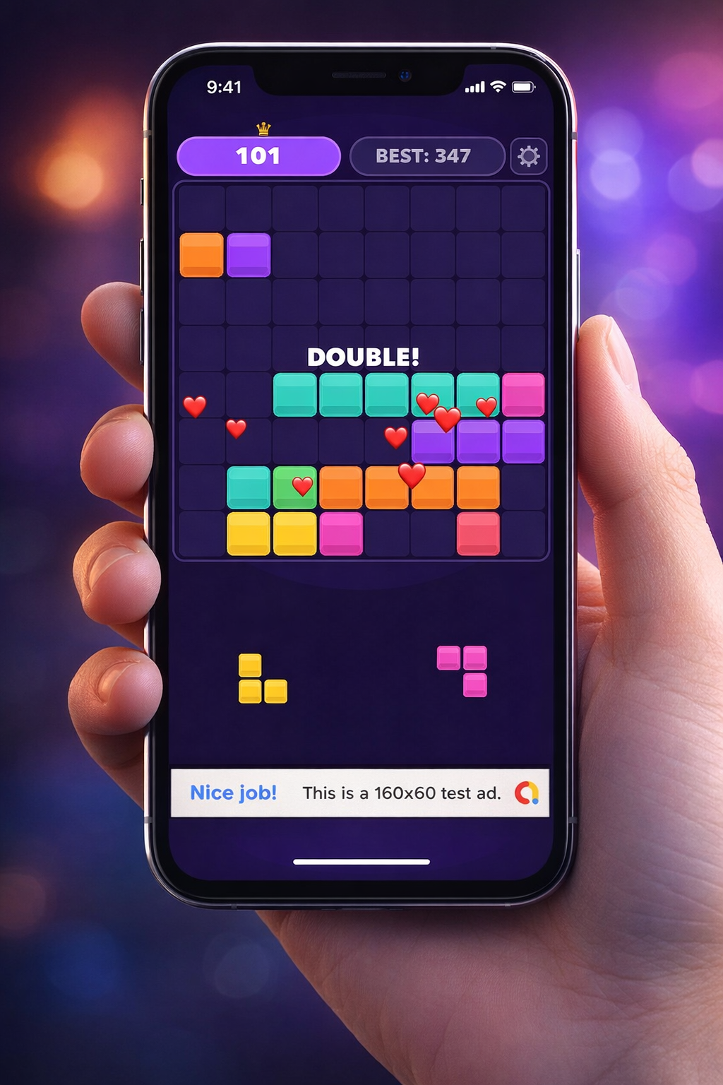 Tetroit gameplay - double clear