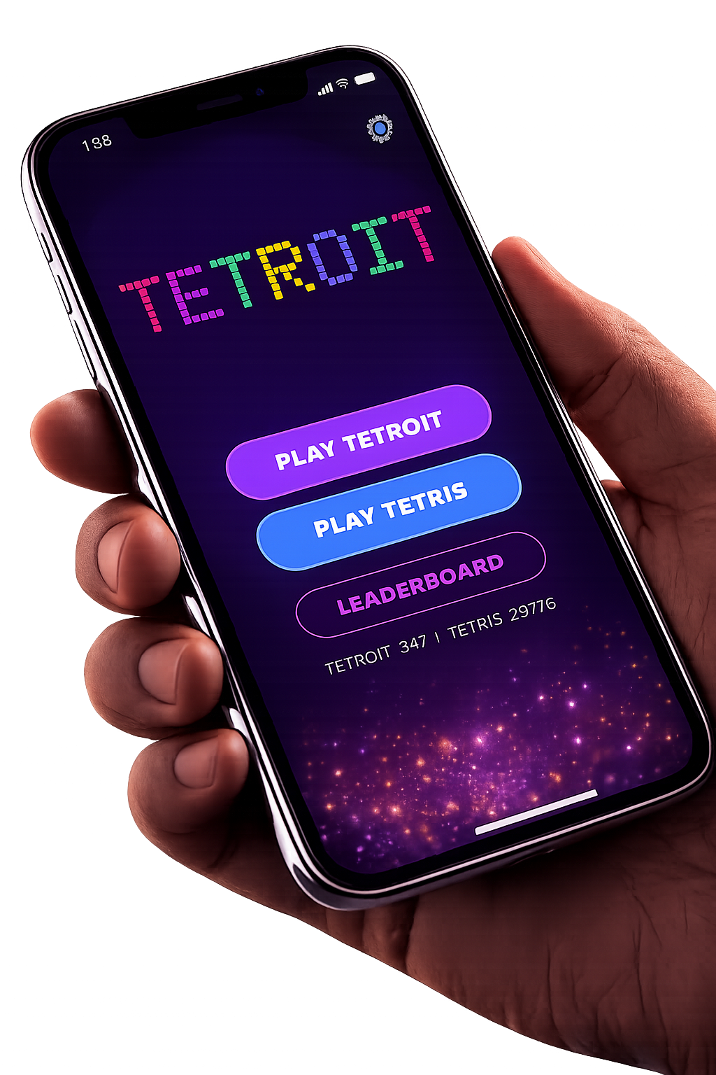 Tetroit menu screen