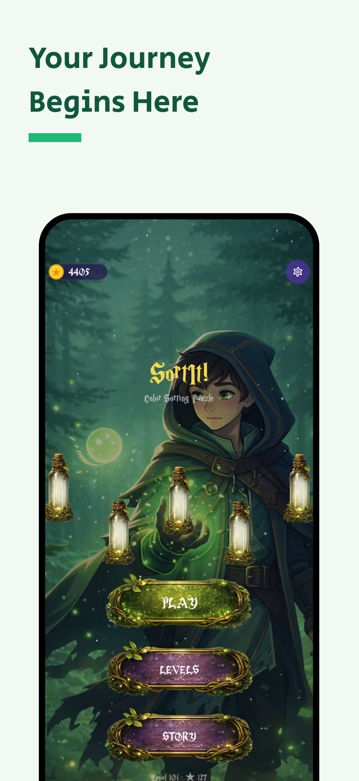 Sort the Potions menu screen on iPhone