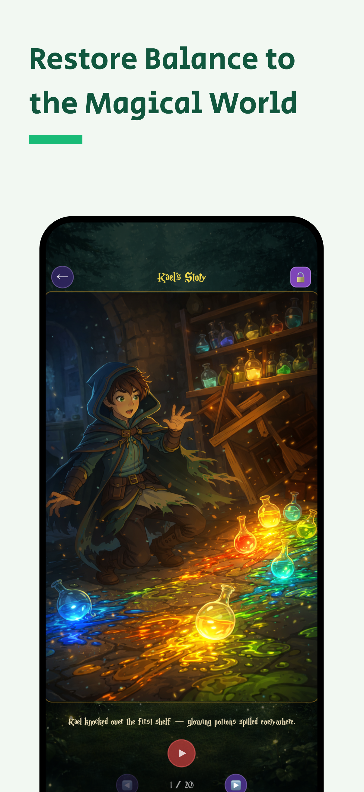 Sort the Potions - story mode